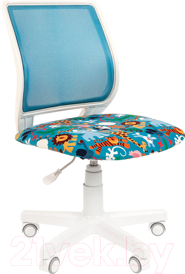Кресло детское Chairman Kids 112 (зоопарк/TW-34 белый)