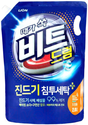 Изображение товара Гель для стирки Lion Beat Drum (2.1л)