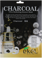 

Маска для лица тканевая Ekel, Charcoal Ultra Hydrating Essence Mask