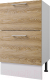 Миниатюра изображения товара Шкаф-стол кухонный Горизонт Мебель Оптима 50 2 ящика (сосна бран)