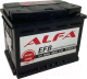 Автомобильный аккумулятор ALFA battery EFB 66 R (66 А/ч) - 