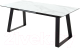 Обеденный стол M-City Франк 180 / 480M04545 (белый мрамор/черный) - 