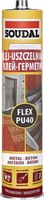 Клей-герметик Soudal Flex PU40 / 137853 (300мл, белый) - 