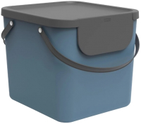 Контейнер для мусора Rotho Albula / 1034406161 (40л, голубой) - 