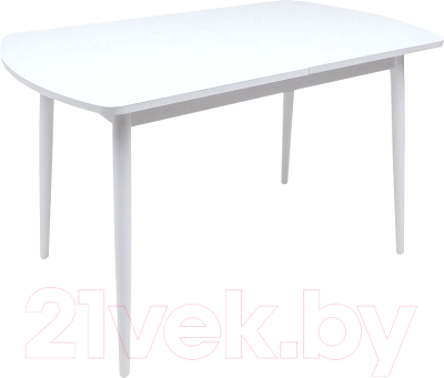 Обеденный стол Listvig Винер GR 120-152x70 (белый)