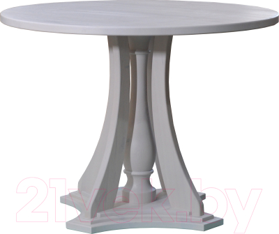 Обеденный стол Dipriz Evans круглый 100x100x75 / Д.60010.2 (серый дуб)