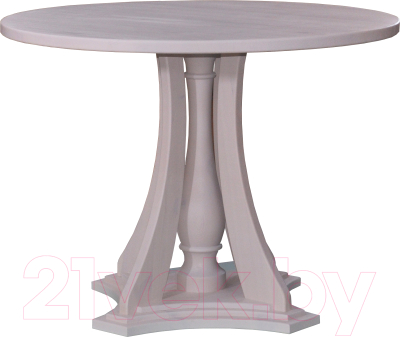 Обеденный стол Dipriz Evans круглый 100x100x75 / Д.60010.2 (серый дуб)