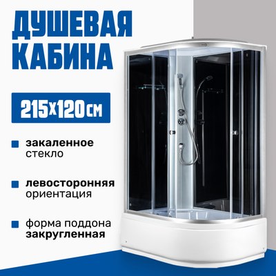Душевая кабина Saniteco SN-12080BL (120x80) - 