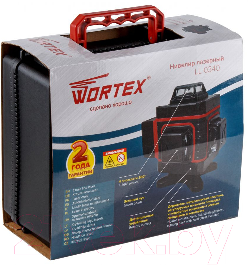 Лазерный нивелир Wortex LL 0340