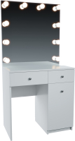 Туалетный столик с зеркалом Мир Мебели С подсветкой 21 ZB - 