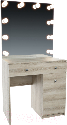 Туалетный столик с зеркалом Мир Мебели С подсветкой 21 ZS