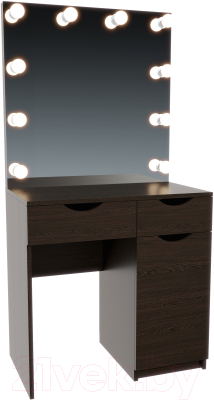 Туалетный столик с зеркалом Мир Мебели С подсветкой 22 ZW