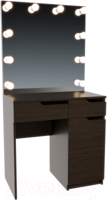 Туалетный столик с зеркалом Мир Мебели С подсветкой 23 ZW