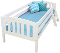Односпальная кровать детская EcoWood Эрни 80х180 / ECO.001.00030.80-180.W - 