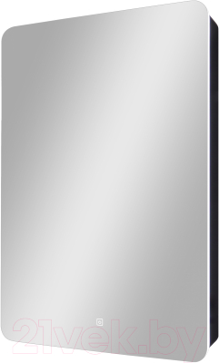 Шкаф с зеркалом для ванной Континент Eltoro Black Led 56x86 L