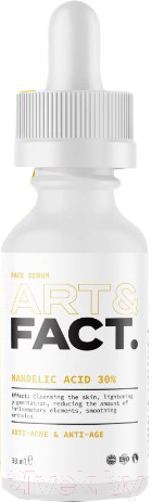 Пилинг для лица Art&Fact Mandelic Acid 30% очищающий и омолаживающий (30мл)