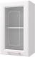 Миниатюра изображения товара Шкаф навесной для кухни Горизонт Мебель Классик 40 Витрина (белый эмалит)