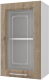 Миниатюра изображения товара Шкаф навесной для кухни Горизонт Мебель Классик 40 Витрина (рустик натур)