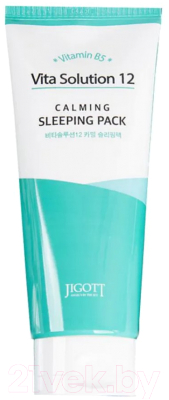 Маска для лица кремовая Jigott Vita Solution 12 Calming Sleeping Pack (180мл)