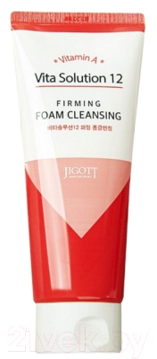 Пенка для умывания Jigott Vita Solution 12 Firming Foam Cleansing (180мл)