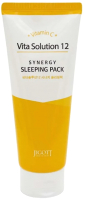 Маска для лица кремовая Jigott Vita Solution 12 Synergy Sleeping Pack (180мл) - 