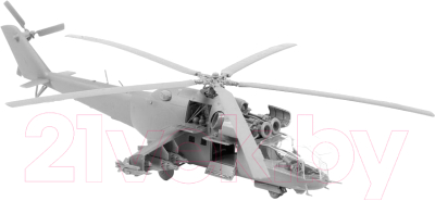 Сборная модель Звезда Советский ударный вертолет Ми-24А / 7273