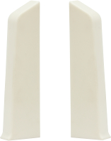 Заглушка для плинтуса Winart Quadro 318 80мм Белый Матовый (2шт, флоупак) - 