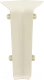Уголок для плинтуса Winart Quadro 318 80мм Белый Матовый (2шт, внутренний, флоупак) - 