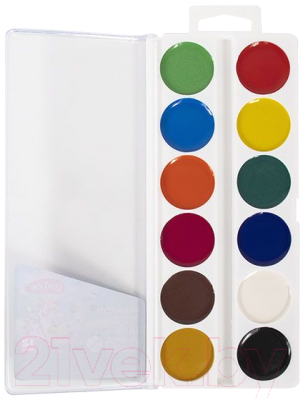 Изображение товара Акварельные краски Creativiki АКВП 12КР (12цв)