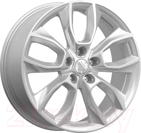 Литой диск K&K Premium КР001 X-Trail 18x7" 5x114.3мм DIA 66.1мм ET 45мм (Elite Silver)