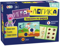 

Развивающая игра FunTun, Игра-логика Зверушки на ферме / F1199003P