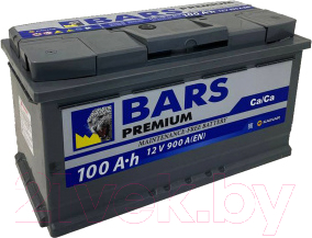 Автомобильный аккумулятор BARS Premium 100 R / 100 10 12 01 0021 09 11 0 L (100 А/ч)