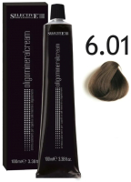 Крем-краска для волос Selective Professional Oligomineral Cream 6.01 / 86601  (100мл, темный блондин пепельный ) - 