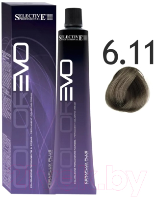Крем-краска для волос Selective Professional Colorevo 6.11 / 84611 (100мл, темный блондин пепельный интенсивный )