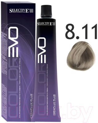 Крем-краска для волос Selective Professional Colorevo 8.11 / 84811 (100мл, светлый блондин пепельный интенсивный )