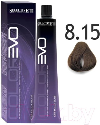 Крем-краска для волос Selective Professional Colorevo 8.15 / 84815  (100мл, светлый блондин хумус)