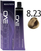 Крем-краска для волос Selective Professional Colorevo 8.23 / 84823 (100мл, светлый блондин бежево-золотой ) - 