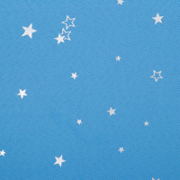 Штора Этель Звезды 7730929 (145x260, голубой, блэкаут) - 