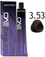 Крем-краска для волос Selective Professional Colorevo 3.53 / 84353 (100мл, темно-каштановый тик) - 