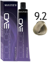 Крем-краска для волос Selective Professional Colorevo 9.2 / 84092 (100мл, очень светлый блондин бежевый) - 