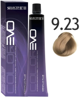 Крем-краска для волос Selective Professional Colorevo 9.23 / 84923  (100мл, очень светлый блондин бежево-золотой ) - 