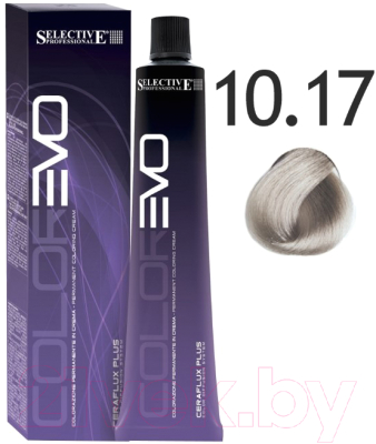 Крем-краска для волос Selective Professional Colorevo 10.17 / 841017 (100мл, экстра светлый блондин скандинавия)