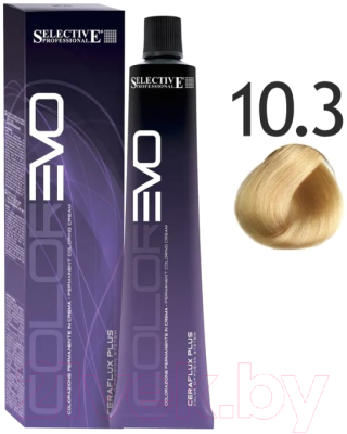 Крем-краска для волос Selective Professional Colorevo 10.3 / 84103 (100мл, экстра светлый блондин золотистый)