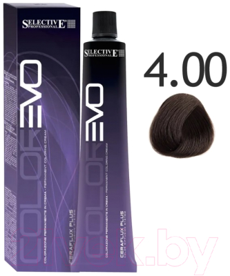Крем-краска для волос Selective Professional Colorevo 4.00 / 84400 (100мл, каштановый глубокий)
