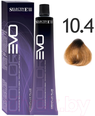 Крем-краска для волос Selective Professional Colorevo 10.4 / 84104 (100мл, экстра светлый блондин медный)