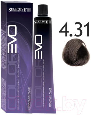 Крем-краска для волос Selective Professional Colorevo 4.31 / 84431 (100мл, каштановый можжевельник)