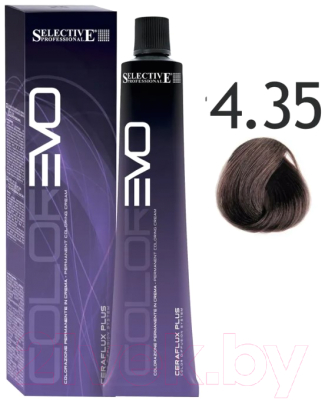 Крем-краска для волос Selective Professional Colorevo 4.35 / 84435 (100мл, каштановый кокос)