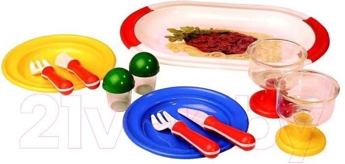 Набор игрушечной посуды Spielstabil Сытный обед / 3092