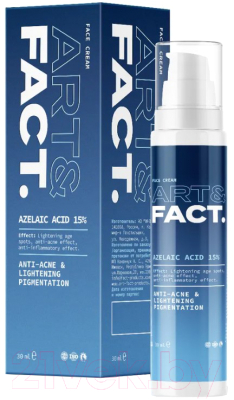 Крем для лица Art&Fact Azelaic Acid 15% противовоспалительный анти-акне  (30мл)