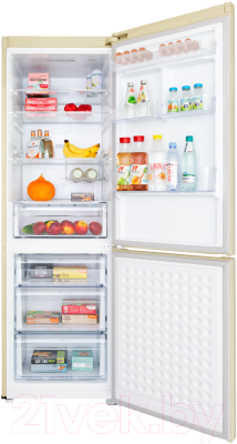 Холодильник с морозильником Maunfeld MFF 187NFBG10